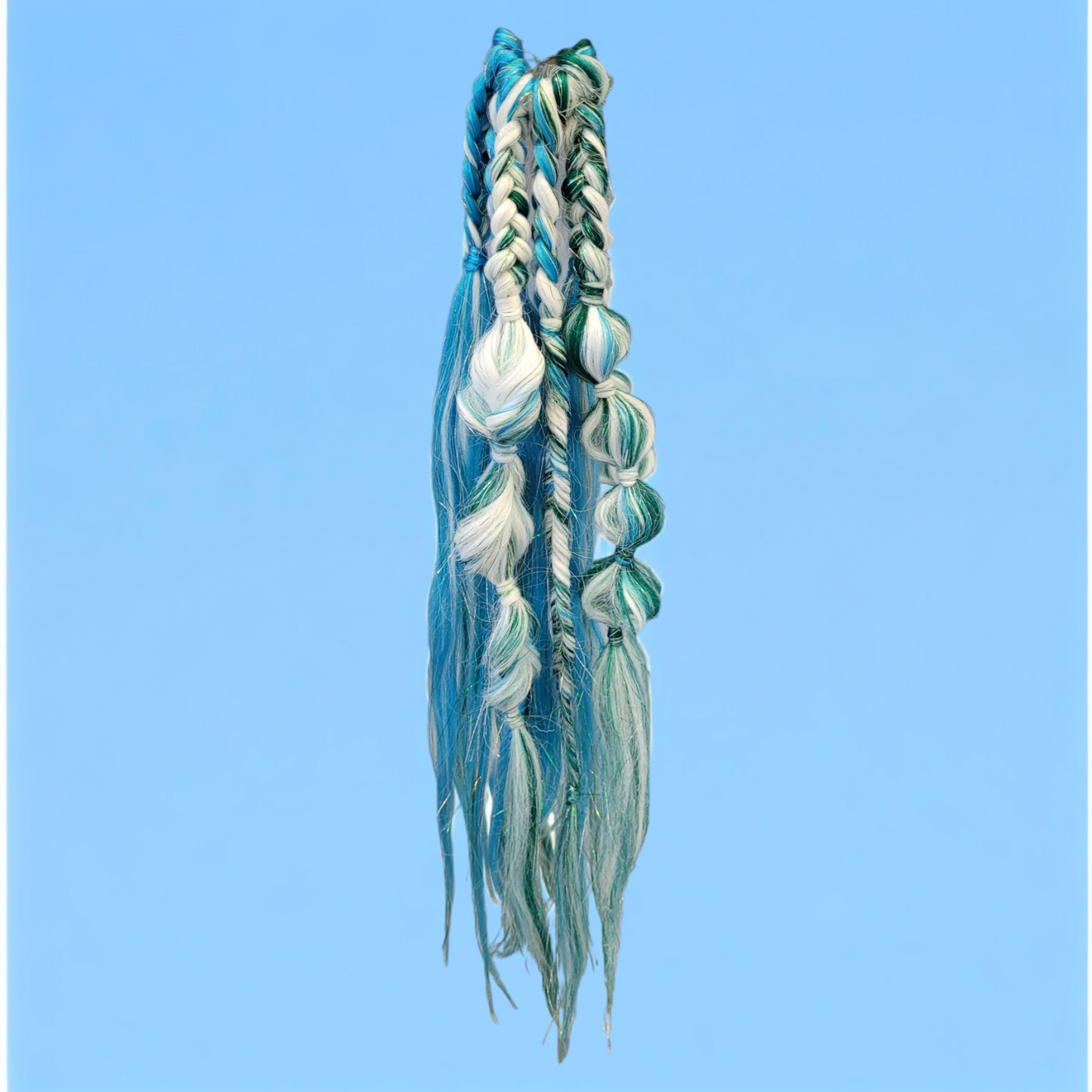 Mermaid Hair - Fun Festival Hair Extension Ties