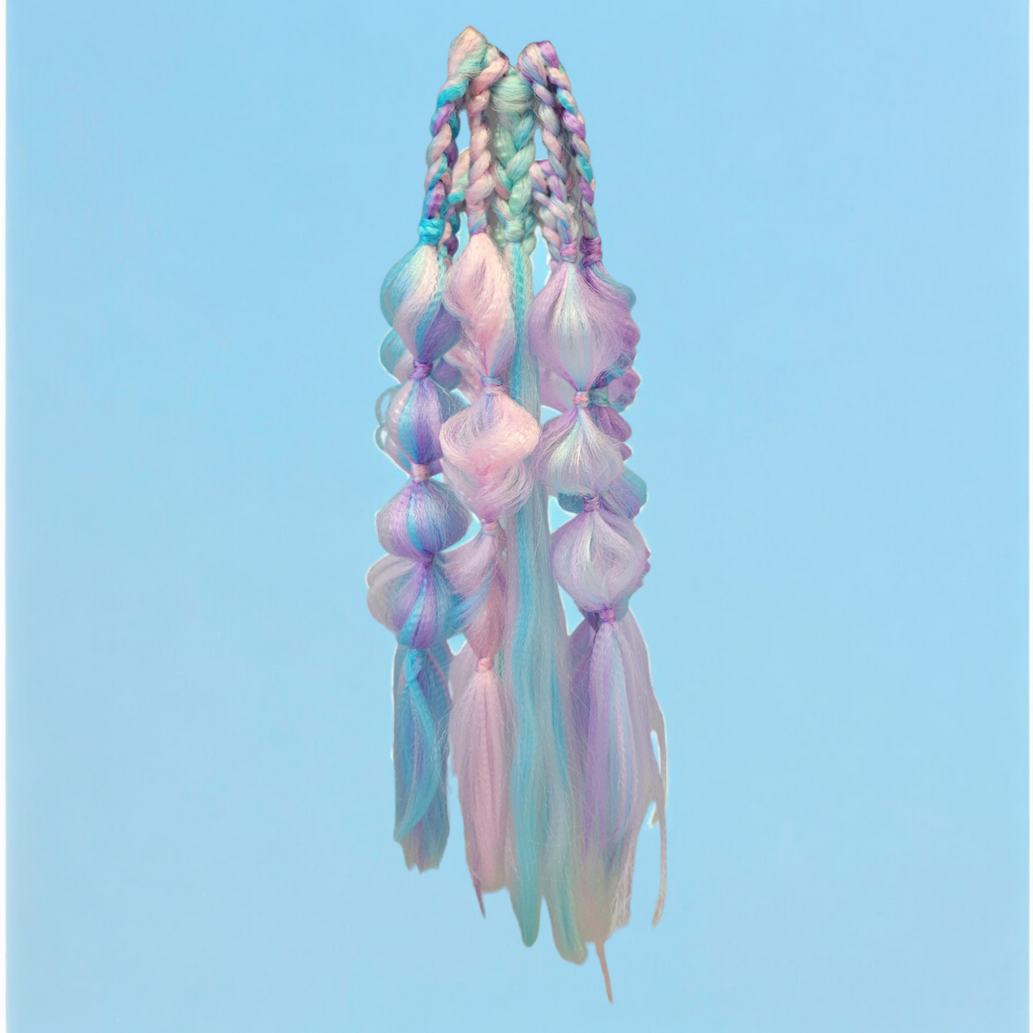 Mermaid Hair - Fun Festival Hair Extension Ties