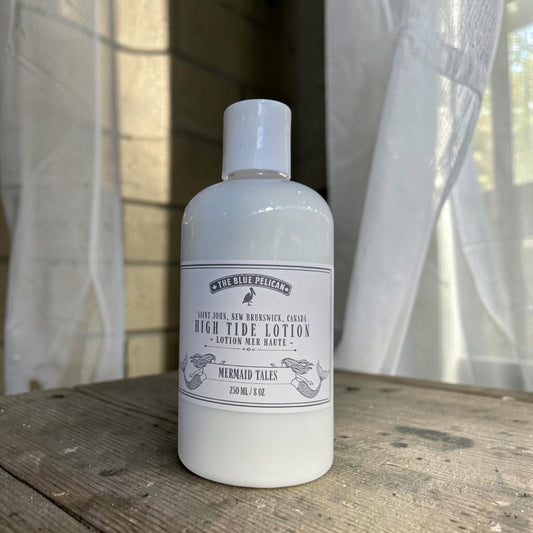 High Tide Lotion in Mermaid Tales, 250 ml / 8 oz bottle by The Blue Pelican
