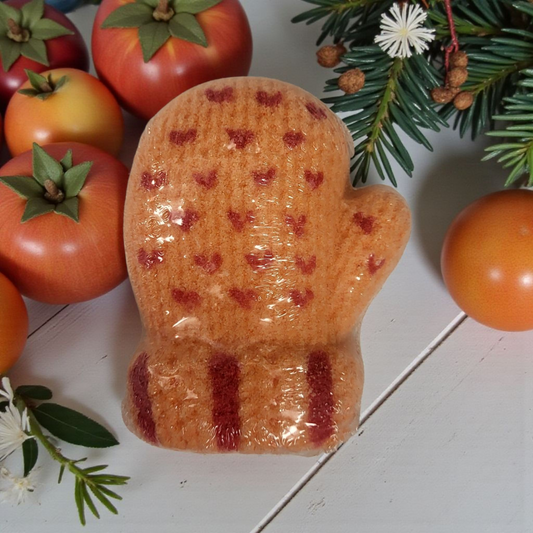 Persimmon Spice Mitten Bath Bomb
